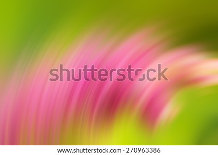 Blurred background image for the screen saver with the text. Element flower. Abstract color texture flower with bright elements of pink and green stripes and spots of color. Spring and summer colors.
