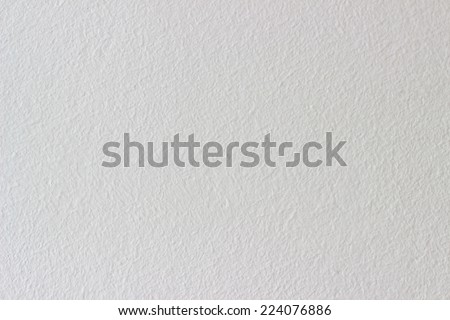 Wall painted in white