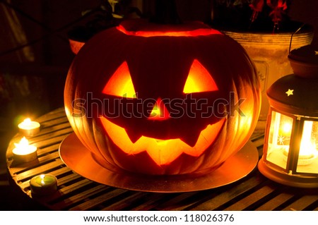 Halloween Jack O\' Lantern pumpkin