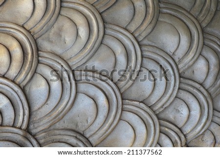 Pattern of Bronze Metal Background