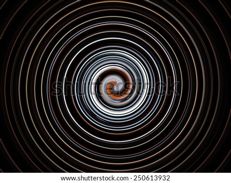 Circle of Wave Abstract Background