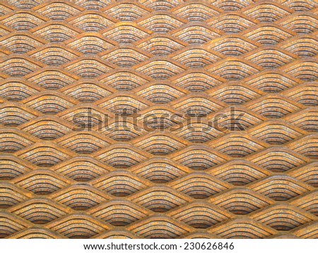 iron nets detail pattern and background