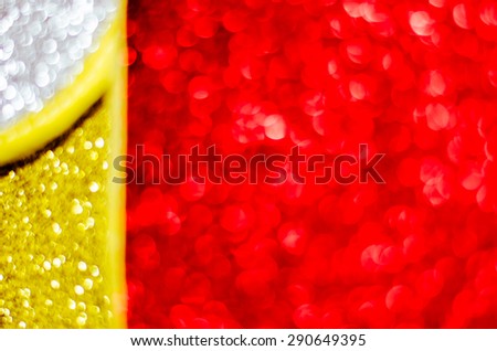 Red silver and gold bokeh luxury background