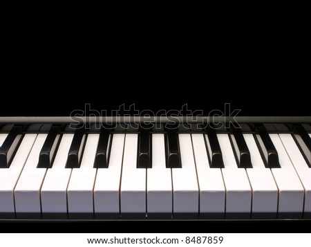 piano - low perspective - one octave ornament