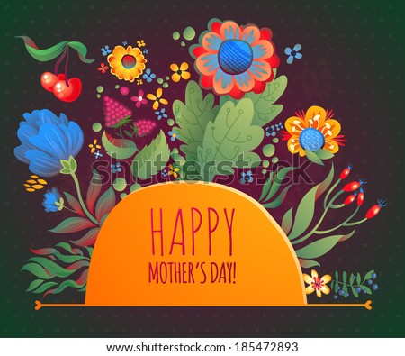 http://image.shutterstock.com/display_pic_with_logo/1288123/185472893/stock-vector-floral-spring-greeting-card-happy-birthday-or-happy-mother-s-day-leaves-flowers-and-drops-for-185472893.jpg