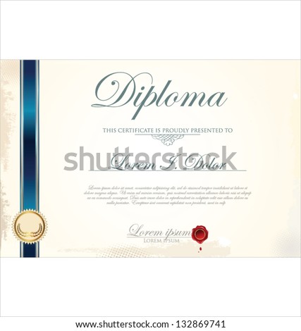 Certificate template Certificate template