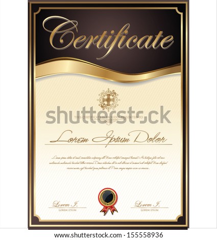 Certificate template Certificate template