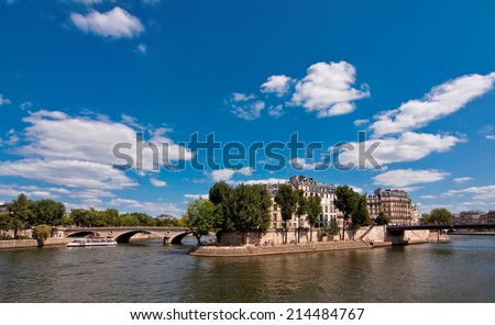 The river Seine, Paris, France