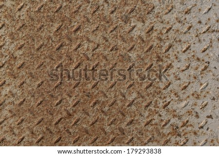 metal sheet with rust back ground