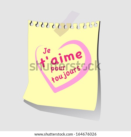 je t aime pour toujours meaning in hindi