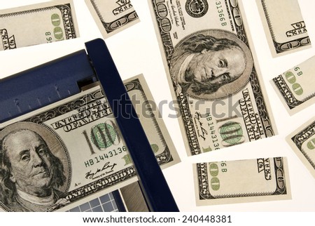 Cutting Hundred Dollar Bills/ Trimming Costs