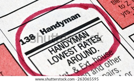 Help Wanted Ad/ Help Wanted Ad For Handyman