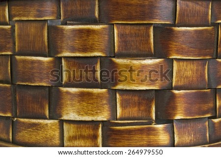 Woven Bamboo Textured Background/ Dark Woven Bamboo Background
