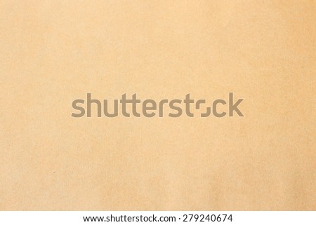 Sheet of clean and clear brown paper, stock photo