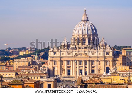 St Peter\'s basilica in Vatican, Rome