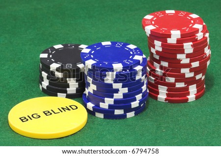 poker chips and \