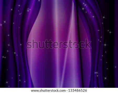Abstract line glowing with purple and red background