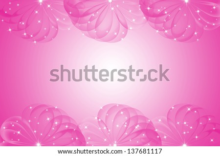 Pink color abstract background with circle layers
