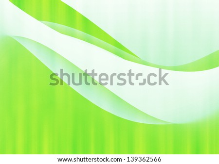 Abstract with line wavy, green and yellow background