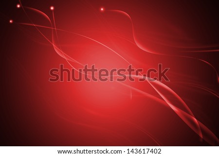 Red abstract lines wavy background