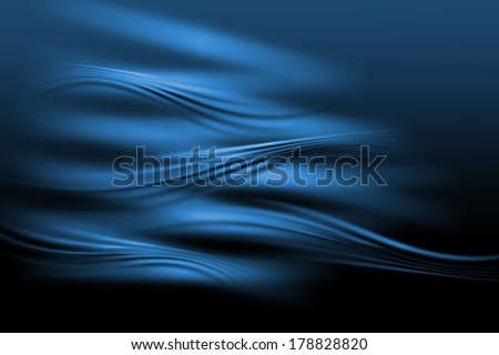 Abstract lines and wavy navy blue background