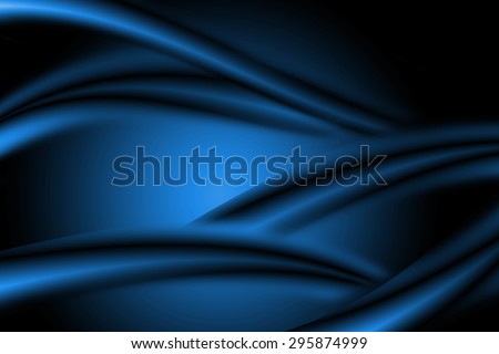 Blue abstract line and curve background