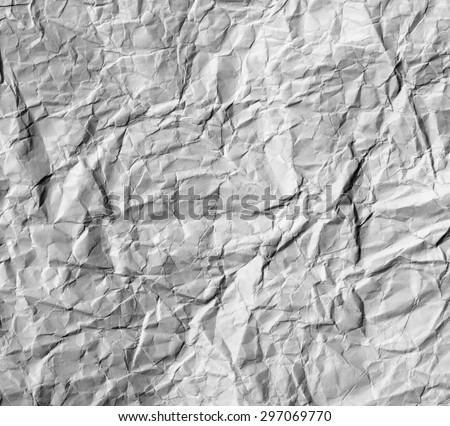 textured white crumpled paper background design element form