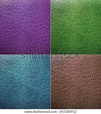 Collage of skin animal texture