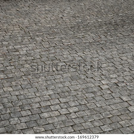 texture of cobblestone road, red square