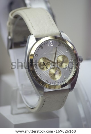 Luxury watch isolated on a white background