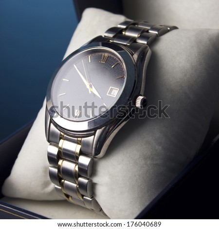 Luxury Watch, Chronograph Closeup