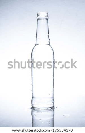 Water in Bottle with water
