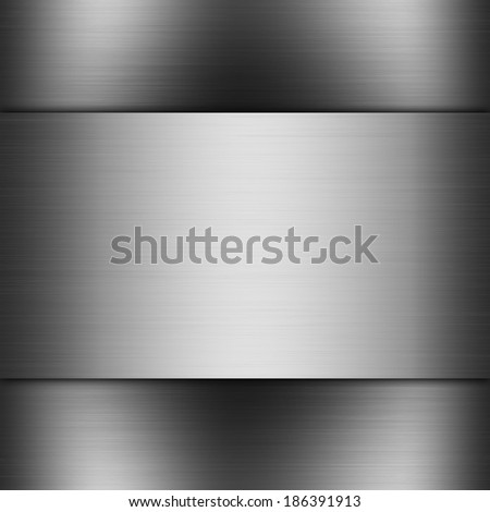 Brushed metal aluminum background or texture