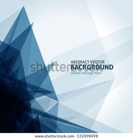 Abstract 3d geometric vector background