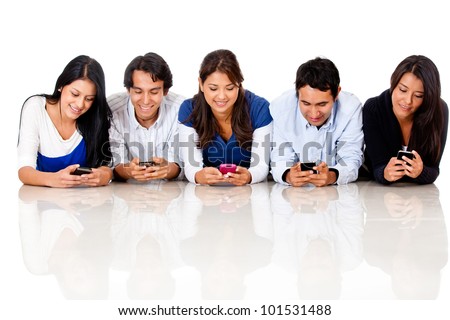 People Texting