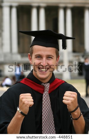 happy graduation student