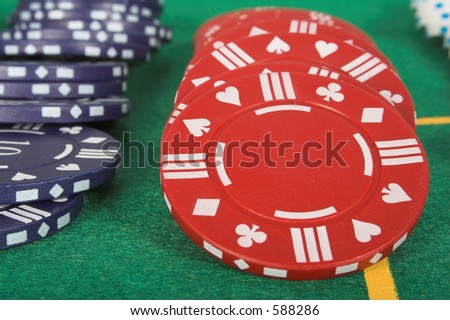 tokens with red token blank