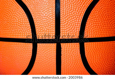 basketball ball close up - good for a textured background