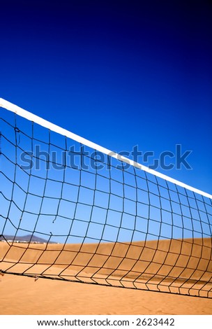 volleyball net background. beach volleyball net with