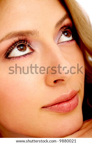 face portrait woman. stock photo : woman face