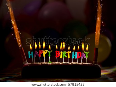 Birthday Cake 5 Candles. happy irthday cake candles