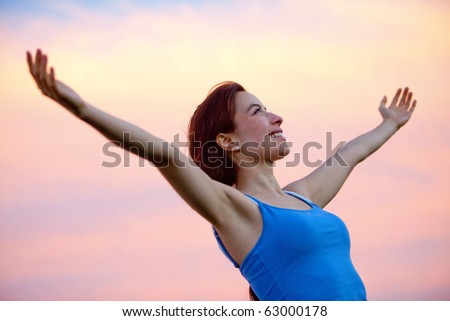 Woman Arms Outstretched