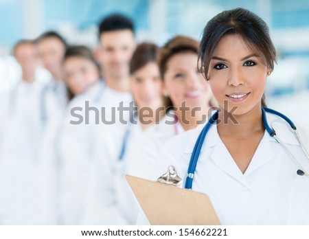 Group of medical staff at the hospital