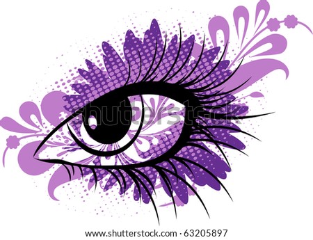 Eye Flower ,Vector Illustration - 63205897 : Shutterstock