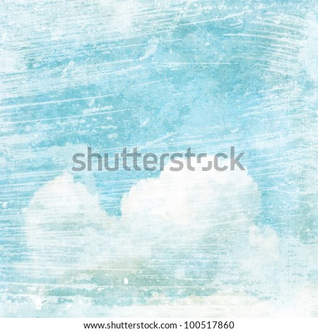 An abstract vintage texture background with clouds. Page to design photo books