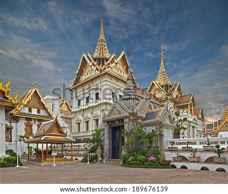 The Grand Palace is a complex of buildings at the heart of Bangkok, Thailand. The palace has been the official residence of the Kings of Siam (and later Thailand) since 1782.
