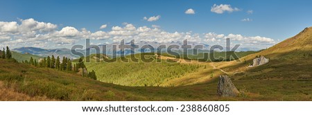 Mountains, Russia, West Siberia, Altai mountains, Chuya ridge.