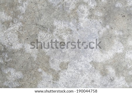 Wet concrete ground