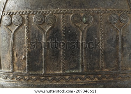 Antique bronze pattern