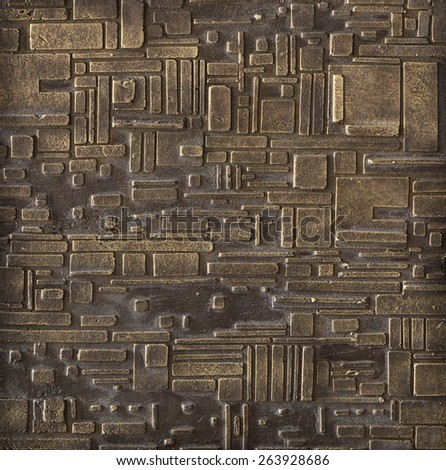 Edge pattern bronze texture
